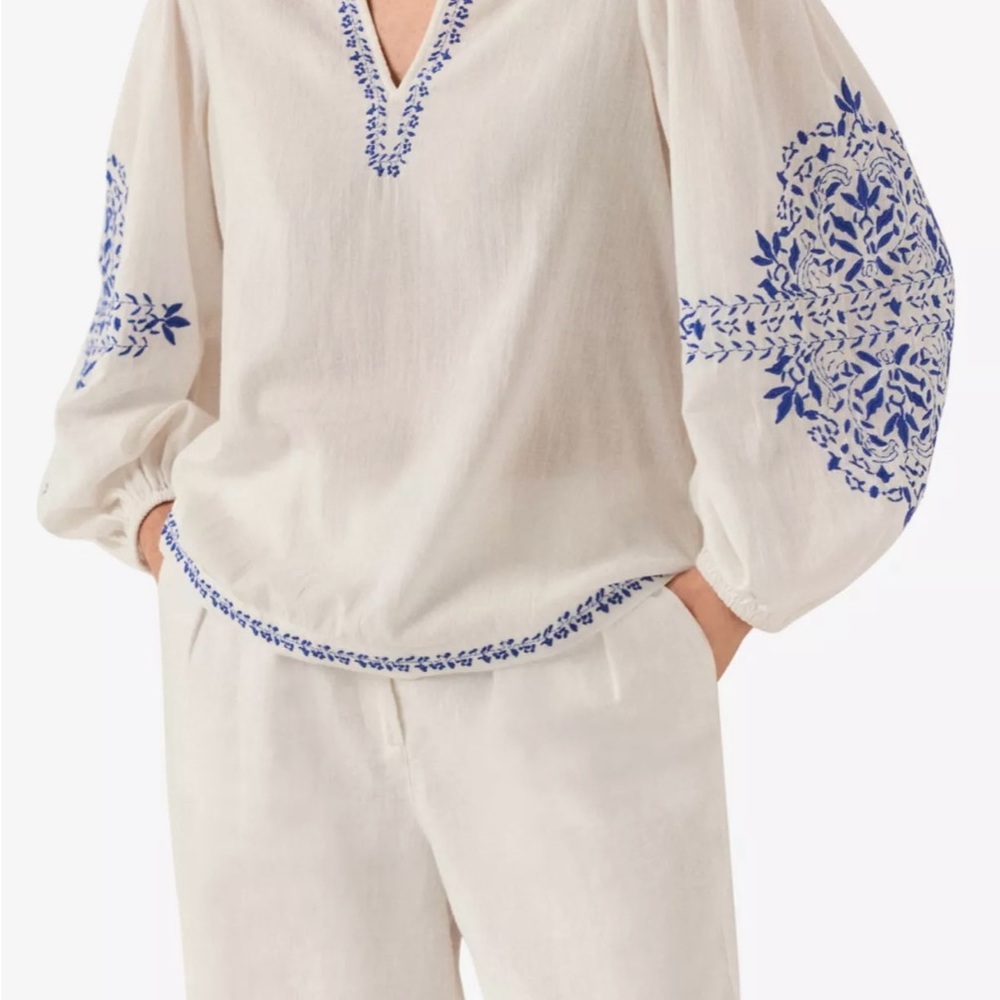 The White Company Cream Blouse